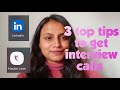 How to get interview calls job switch