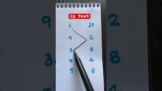 Draw a checkered path with number 1 to 10 #drawing#line#shorts#maths#quiz#funny#games