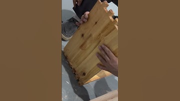 How about the finished tenon and mortise products? #machine #wood #cnc