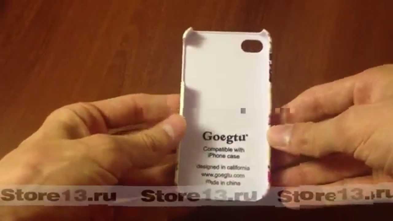 Чехол - накладка  Goegtu для iPhone 4 4S