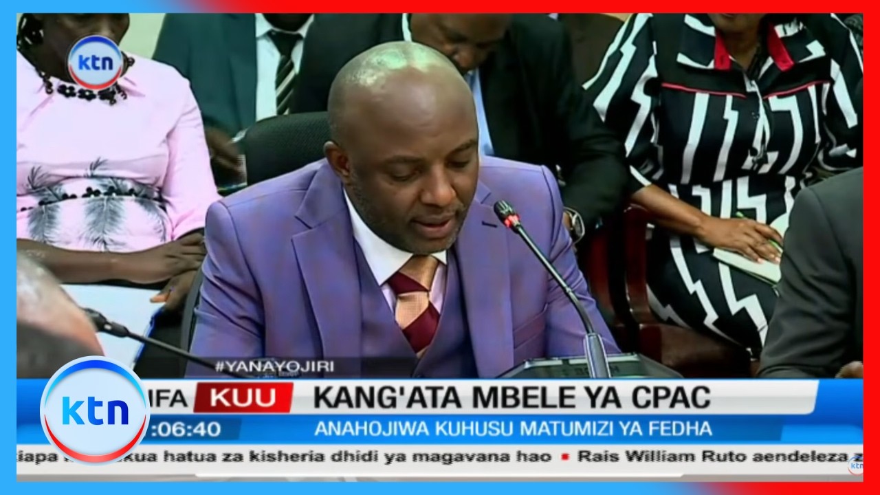 Gavana wa kaunti ya Murang'a Irungu Kang'ata ahojiwa na Seneti kuhusu matumizi ya fedha