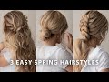 HOW TO: 3 EASY SPRING HAIRSTYLES 2021 🌼 With Christophe Robin