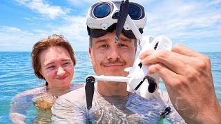 First Time Flying a 360° Drone… It Fell in the Ocean