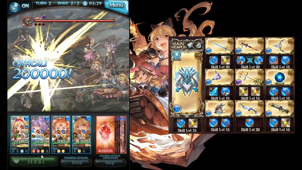 Gbf Fire Soldier Scales Of Dominion Vs Morrigna By Mao Gbf