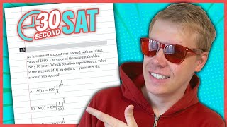 SAT | Test 7 Digital | Module 2 | Problem 15 - IN 30 SECONDS OR LESS