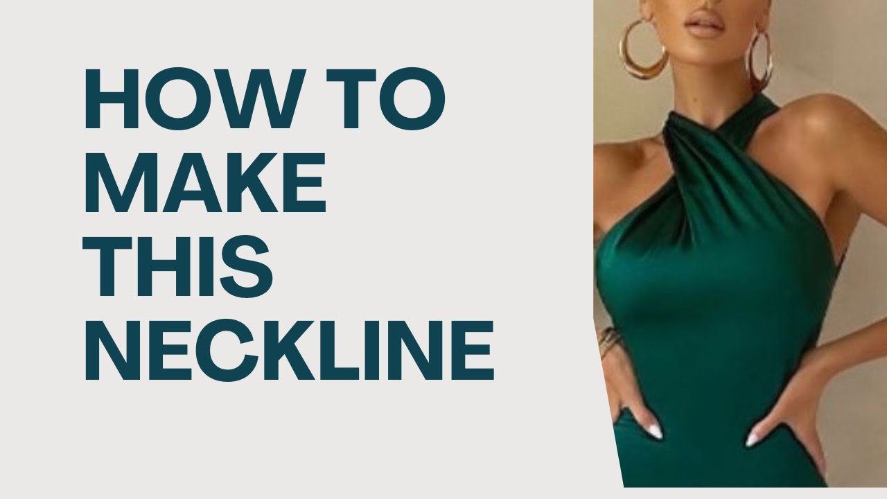 DIY CROSS NECKLINE STYLE