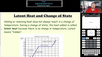 Lesson 4 - Latent Heat of Fusion or Vaporization