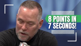 Mike Malone on Jamal Murray's HALFCOURT buzzer-beater in the Nuggets' Game 4 WIN at Timberwolves
