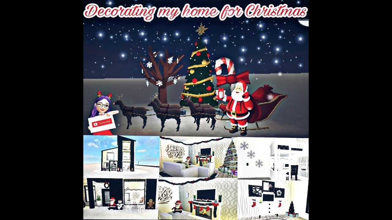 Bloxburg Decorating My Home For Christmas 2018 Roblox