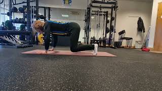 Bear Crawl Hold with Bent Elbows