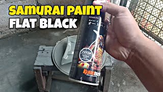 How To Spray Matte Black Paint - Single Stage Paint Without Clear Coat 