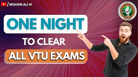 How To Pass Vtu Exam In One Engineering Night🔥🔥Easy Trick well Explained