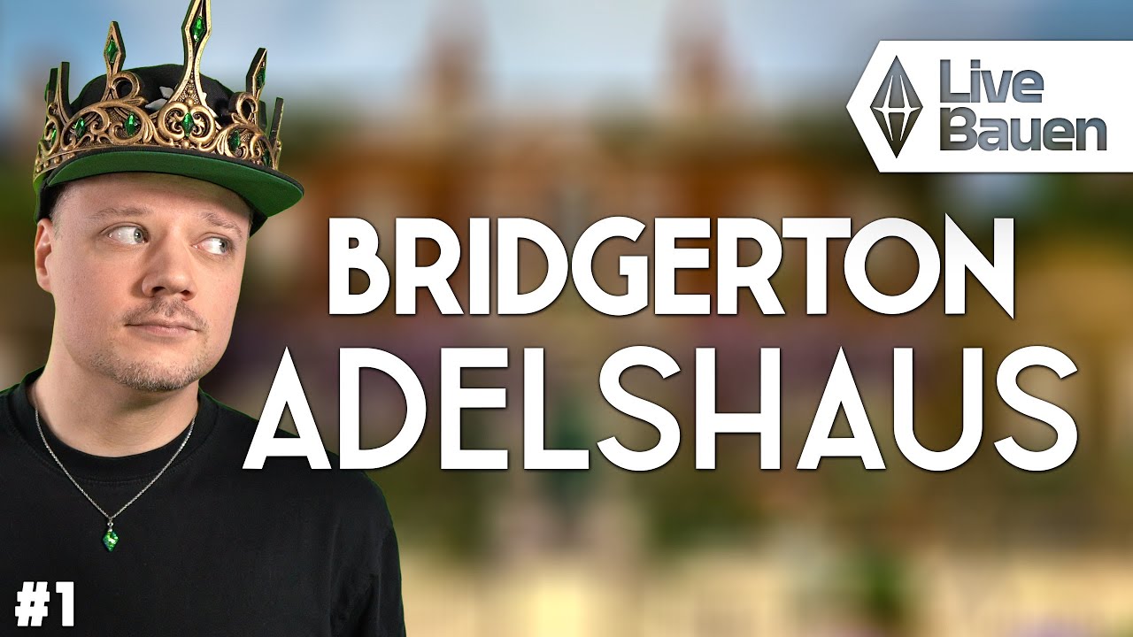 Live Bauen in Die Sims 4 🔴 BRIDGERTON Adelshaus #1: Idee und Grundriss