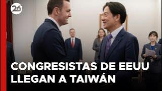 ASIA | Tensión en el Pacífico: Congresistas de EEUU llegaron a Taiwán