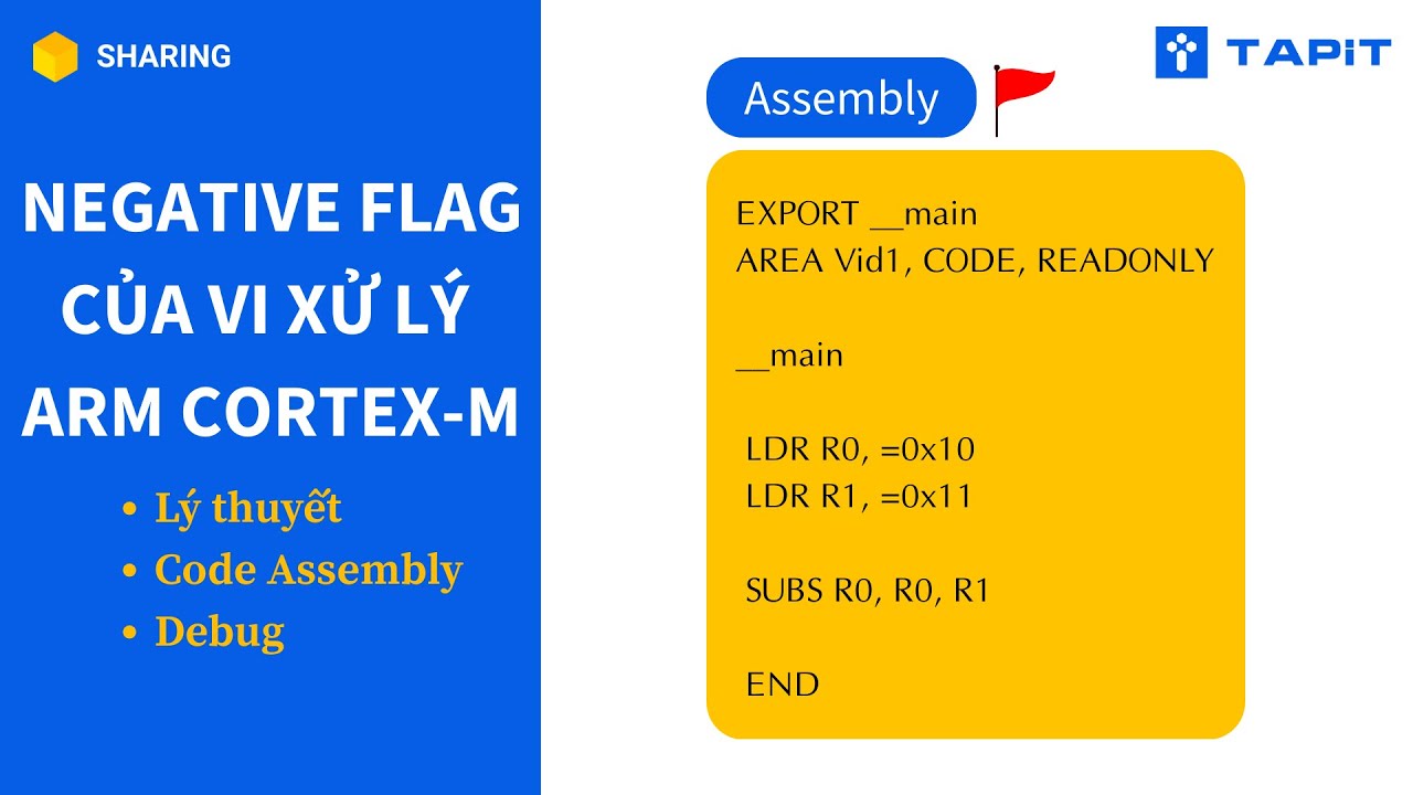 Hiểu về Negative Flag của vi xử lý ARM Cortex M: Lý thuyết, Code ...