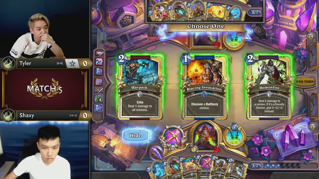 Shaxy Tyler vs Shaxy - Hearthstone Grandmasters Asia-Pacific - Week 7 - YouTube