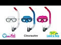 Clearwater Coloured Silicone Mask &amp; Snorkel Set