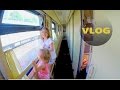 ВЛОГ: Поезд Санкт-Петербург - Анапа, купе,  два дня с детьми? Как это было?)