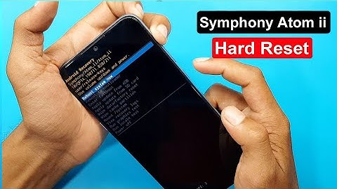 Symphony Atom ii Hard Reset | Symphony Atom ii Screen Lock Remove | Symphony Atom 2 Password Reset|
