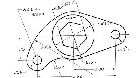 AutoCad 2D Rocker arm