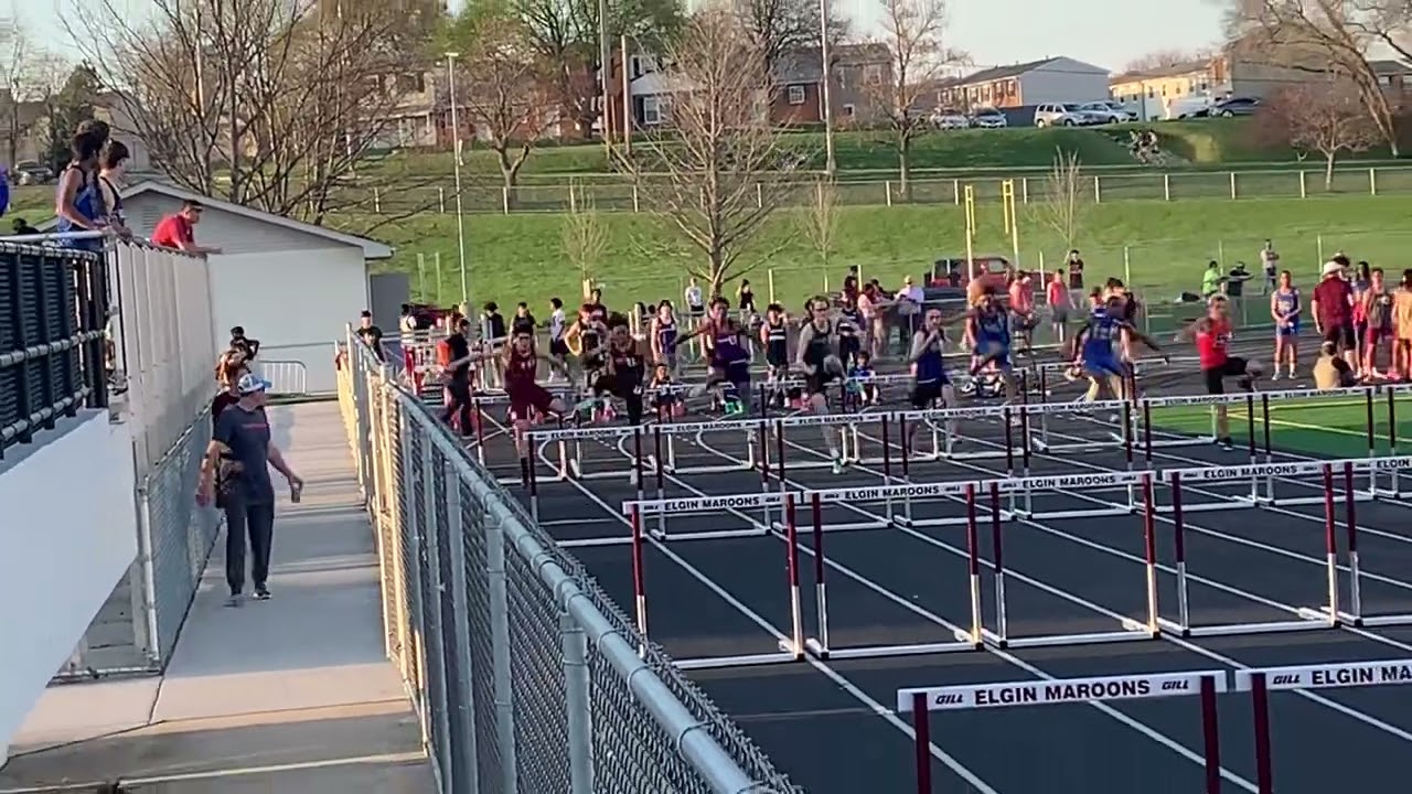 First outdoor track meet