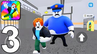 Obby World: Parkour Runner Prison Escape - Gameplay Walkthrough Part 3 (Android, iOS)