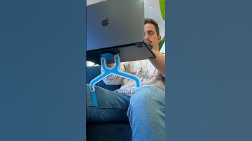 Manspeading powered laptop stand.