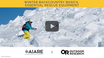 Video 1 – Essential Rescue Equipment