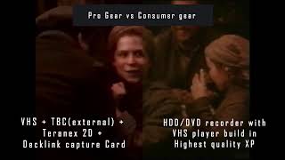 Pro Gear Vs Consumer Gear Teranex 2D