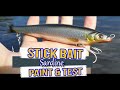 Making a Stick Bait, Painting the lure and testing