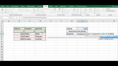 ¿Cómo usar buscarv y buscarh simultaneamente?