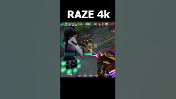 My 4K Clutch With Raze Saved The Round #valorantclip #valorant #zorze #shorts