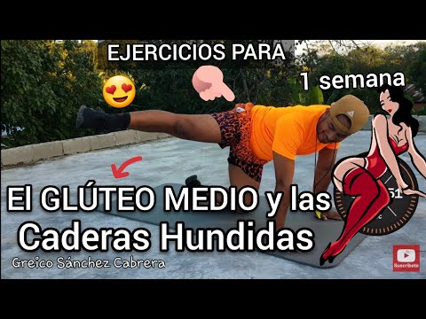 4 ejercicios para los glúteos hundidos y caderas hundidas HIP DIP 