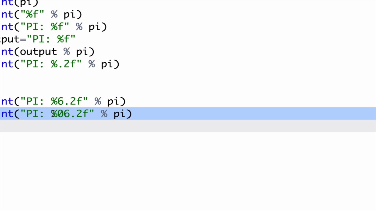 Python 4 Output Formatting YouTube Python 4 Output Formatting YouTube