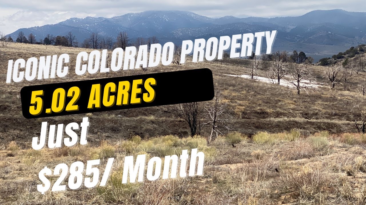Ideal 5 Acre Colorado Cabin Lot!