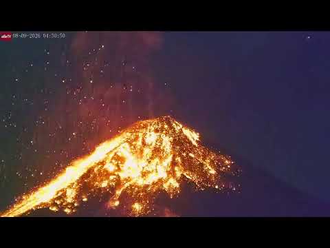 Aug 9 2026: Massive Shockwave Rocks Camera | Fuego Volcano Eruption — Sonic Boom Explosion
