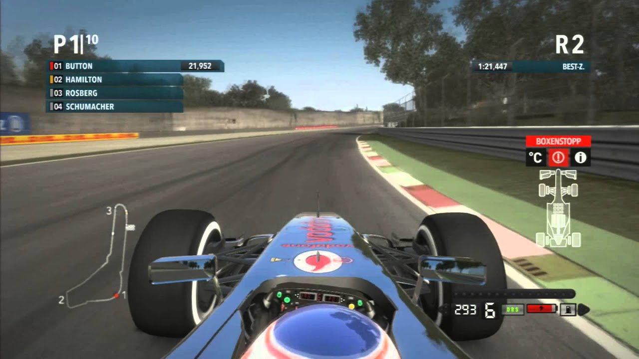 F1 2012 PS3 Hotlap Italy + setup + wheel settings