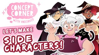 Making Side Characters for an Old Story! | Concept Corner: HEARTLESS #3