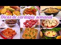 Cardpio semanal  dicas  opes  mostrei o meu cardpio completo e receitas anotadas