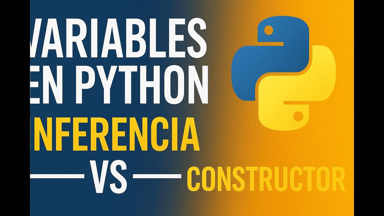 Variables en Python: Inferencia vs Constructor explicado fácil - YouTube