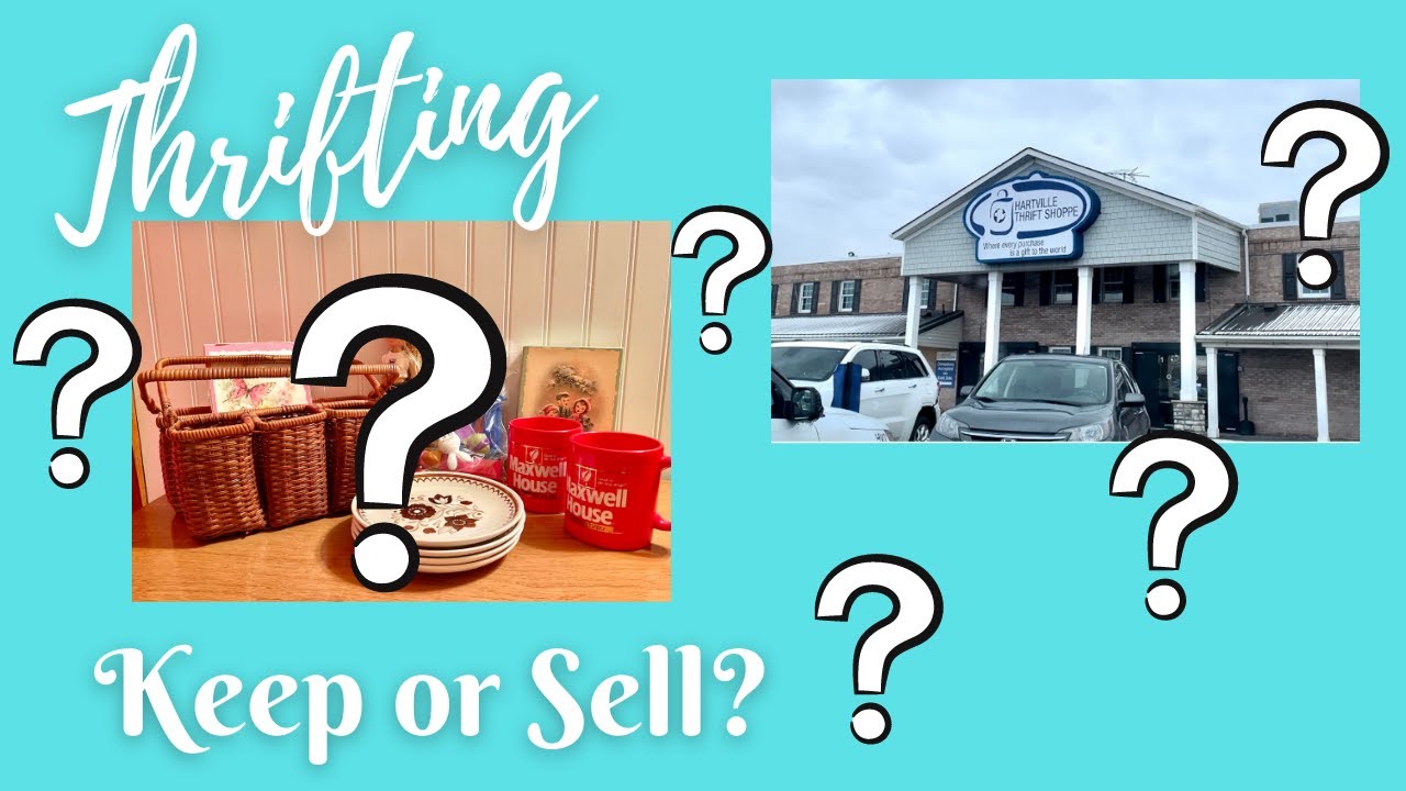 Goodwill Bins & Hartville Thrift Haul Thrift With Me! See My Haul