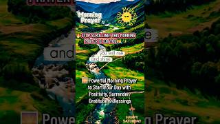 🔥 POWERFUL MORNING PRAYER TO START YOUR DAY WITH GOD’S FAVOR, PEACE & BLESSINGS 🙏✨