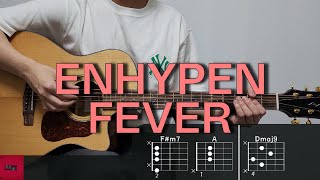  enhypen  Fever      L Guitar Cover Acoustic Chord Tutorial