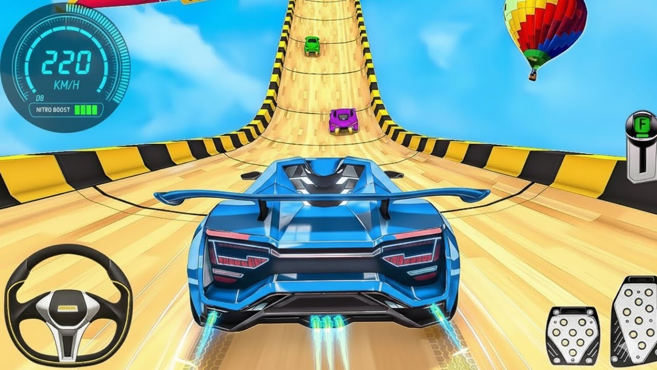 Superhero Car Mega Ramp Stunt Racing - Mega Ramp Racing: Superhero Cars - Android GamePlay
