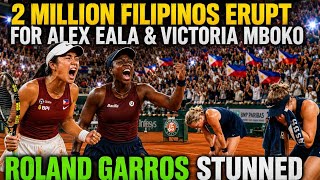 Famous 2 MILLION Filipinos ERUPT as Alex Eala & Victoria Mboko SHOCK Olympic Medalists at Roland Garros! Profile