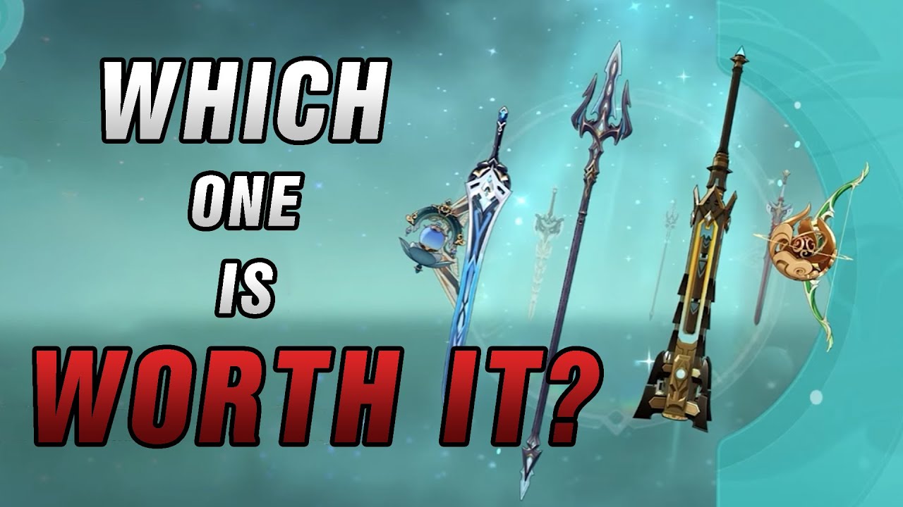 Ranking every Battle Pass Weapon | Genshin Impact 4.1