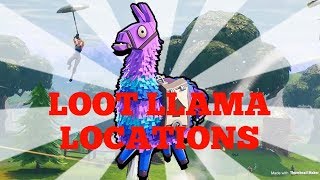 Fortnite Supply Llama Locations Super Rare