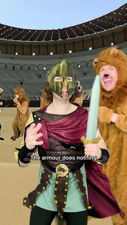 Gladiators Choose Their Armour ⚔️ #comedy #history #shorts