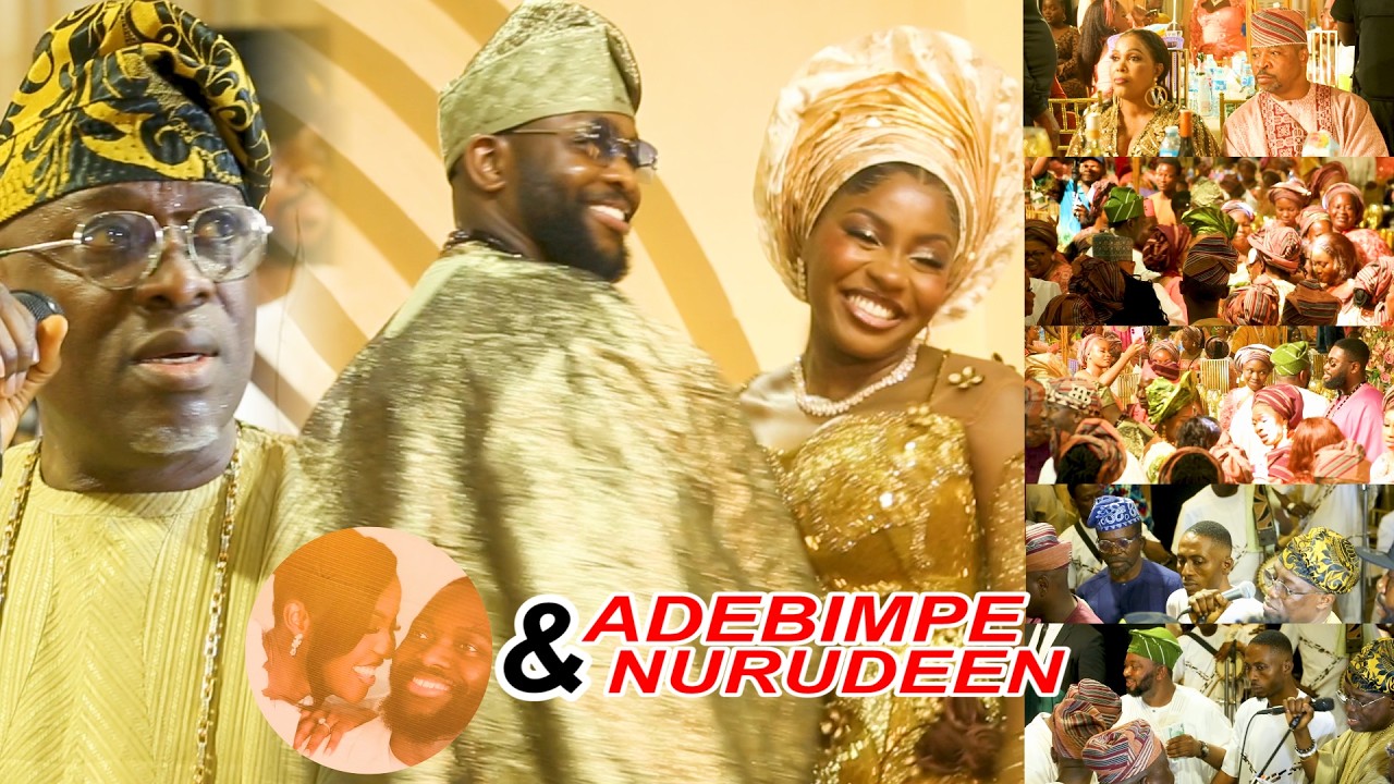 Dr. Ayuba Onstage with New Couples ADEBIMPE & NURUDEEN with MC Oluomo & Other Eminent Personalities