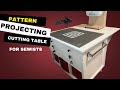 How to Build a Pattern Projecting Cutting Table for Sewists.  Rolling Craftroom Table